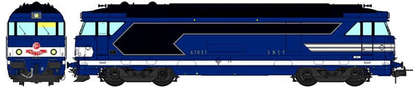 REE Modeles MB-026S - French Diesel Locomotive Class BB 67037 of the SNCF (DCC Sound Decoder)